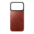 Coque arrière magnétique cuir Horween iPhone 18 Pro Olde Dublin