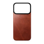 Coque arrière magnétique cuir Horween iPhone 18 Pro Olde Dublin