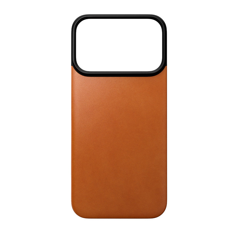 Coque arrière magnétique cuir Horween iPhone 18 Pro Saddle