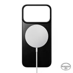 Coque arrière magnétique cuir Horween iPhone 18 Pro Noir
