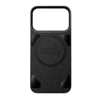 Coque arrière magnétique cuir Horween iPhone 18 Pro Noir