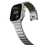 Bracelet Stratos 49mn Natural Titanium/Forest Green FKM