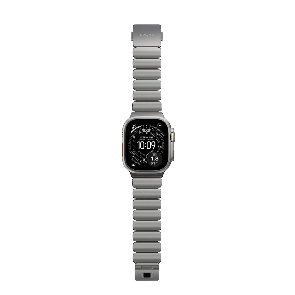 Bracelet Stratos 49mn Natural Titanium/Forest Green FKM