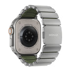 Bracelet Stratos 49mn Natural Titanium/Forest Green FKM