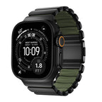 Bracelet Stratos 49mn Black Titanium/Forest Green FKM