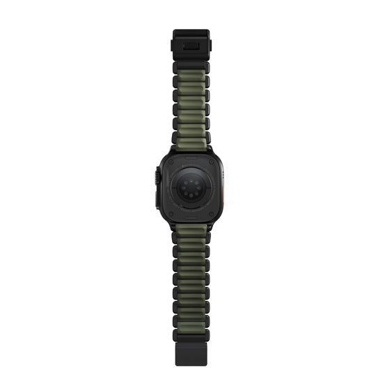Bracelet Stratos 49mn Black Titanium/Forest Green FKM