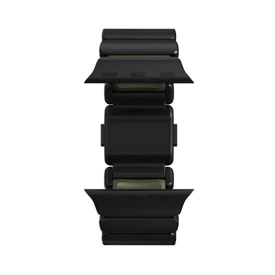 Bracelet Stratos 49mn Black Titanium/Forest Green FKM