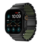 Bracelet Stratos 49mn Black Titanium/Forest Green FKM