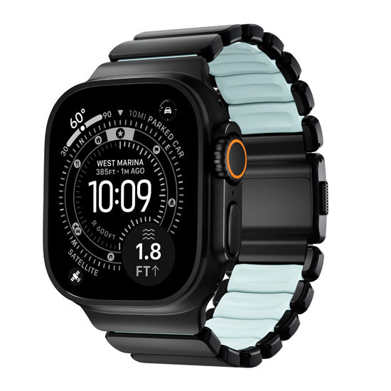 Bracelet Stratos 49mm Black Titanium/Icy Blue Glow KFM