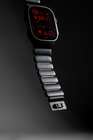 Bracelet Stratos 49mm Black Titanium/Icy Blue Glow KFM