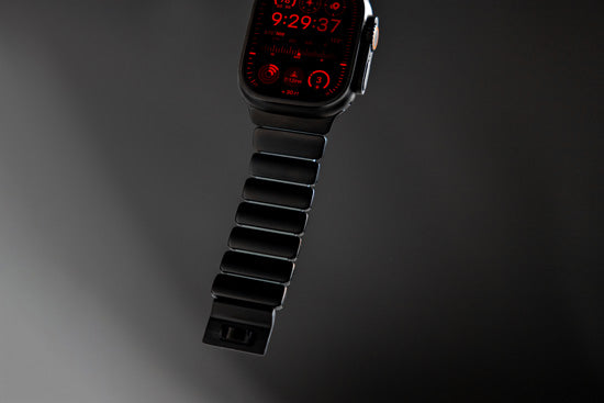 Bracelet Stratos 49mm Black Titanium/Icy Blue Glow KFM