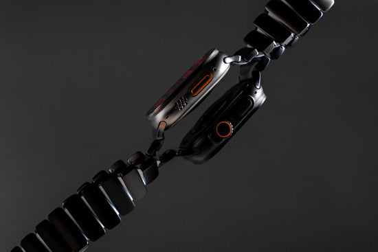 Bracelet Stratos 49mm Black Titanium/Icy Blue Glow KFM