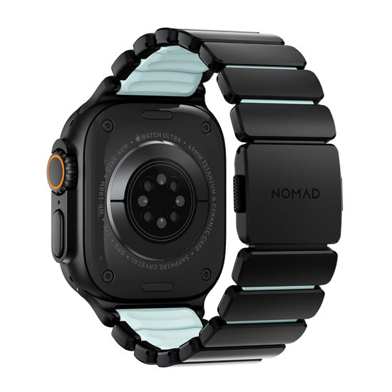 Bracelet Stratos 49mm Black Titanium/Icy Blue Glow KFM