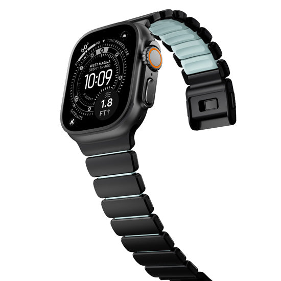 Bracelet Stratos 49mm Black Titanium/Icy Blue Glow KFM