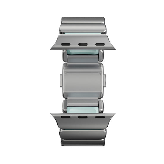 Bracelet Stratos 49mm 49mm Natural Titanium/Icy Blue Glow KFM