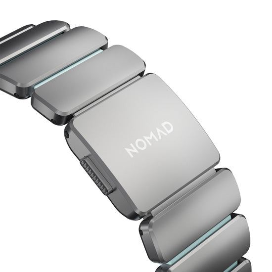 Bracelet Stratos 49mm 49mm Natural Titanium/Icy Blue Glow KFM