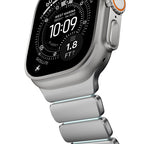 Bracelet Stratos 49mm 49mm Natural Titanium/Icy Blue Glow KFM