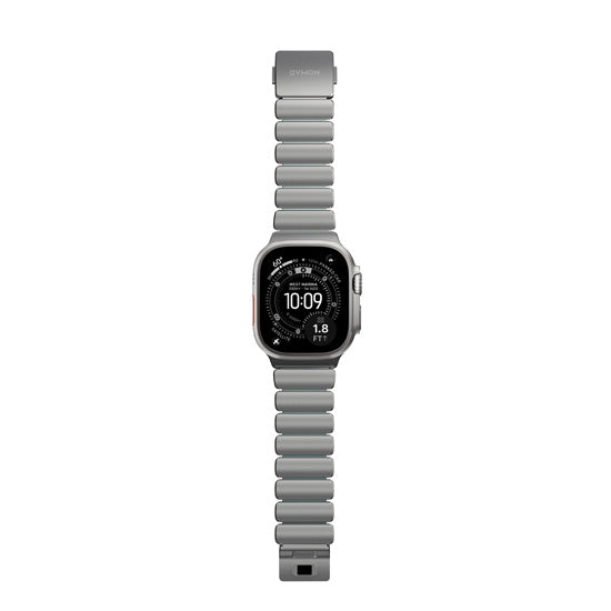 Bracelet Stratos 49mm 49mm Natural Titanium/Icy Blue Glow KFM