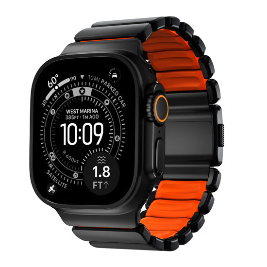 Bracelet Stratos 49mm Black Titanium/Ultra Orange KFM