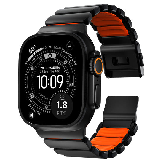 Bracelet Stratos 49mm Black Titanium/Ultra Orange KFM