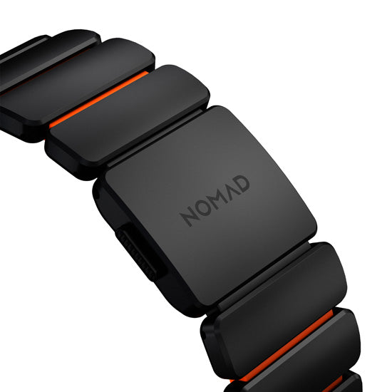 Bracelet Stratos 49mm Black Titanium/Ultra Orange KFM