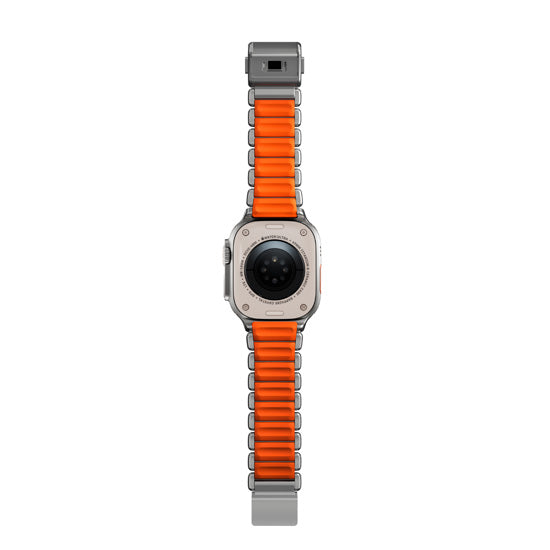 Bracelet Stratos 49mm Natural Titanium/Ultra Orange KFM