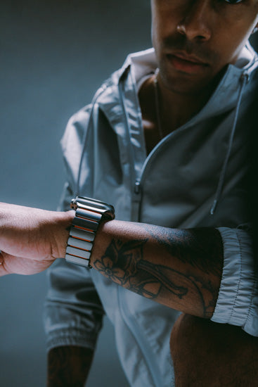 Bracelet Stratos 49mm Natural Titanium/Ultra Orange KFM