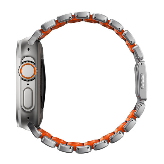 Bracelet Stratos 49mm Natural Titanium/Ultra Orange KFM