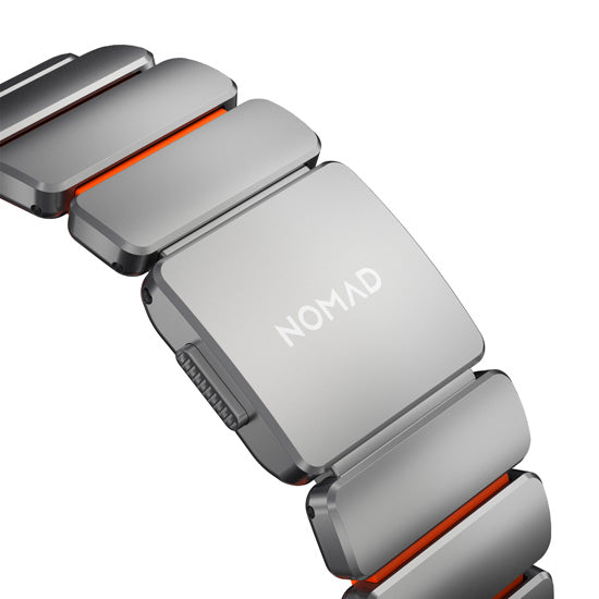 Bracelet Stratos 49mm Natural Titanium/Ultra Orange KFM