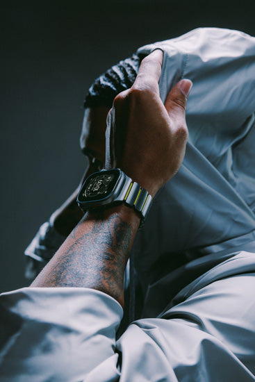 Bracelet Stratos 49mm Natural Titanium/Volt KFM