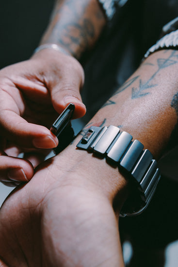 Bracelet Stratos 49mm Black Titanium/Black KFM