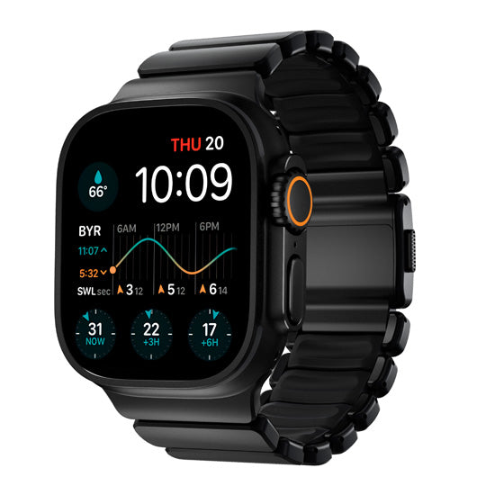 Bracelet Stratos 49mm Black Titanium/Black KFM