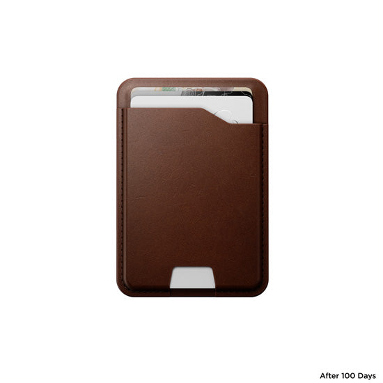 Mag Wallet avec Find My Rustic Brown