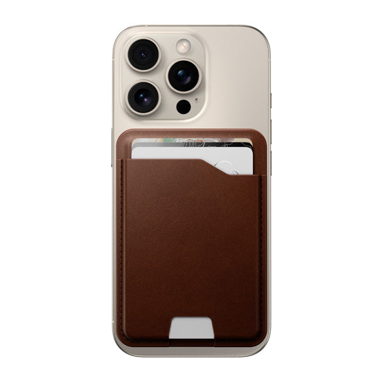 Mag Wallet avec Find My Rustic Brown