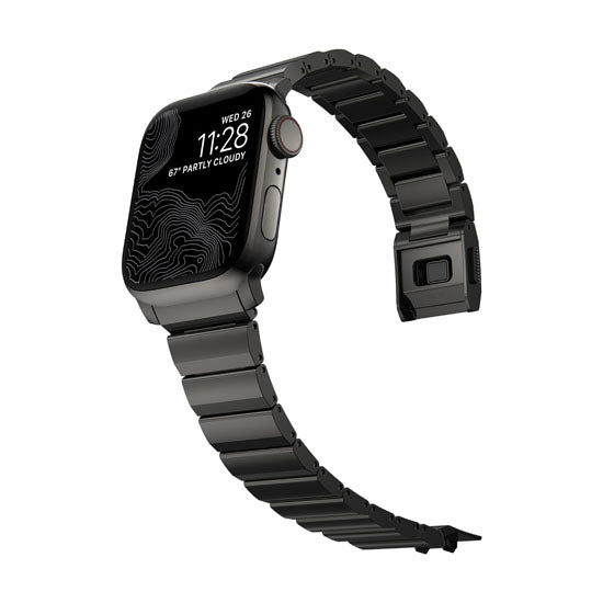 Bracelet acier 38/40/41/42 mm V2 Graphite Hardware