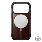 Rugged Coque en cuir Horween iPhone 17 Pro Rustic Brown