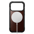 Rugged Coque en cuir Horween iPhone 17 Pro Rustic Brown