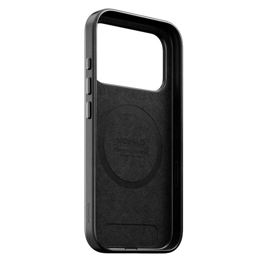 Coque Traditional Horween cuir iPhone 17 Pro Noir