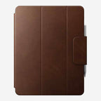 Folio en cuir pour iPad Pro 13 (M4/M5) Marron
