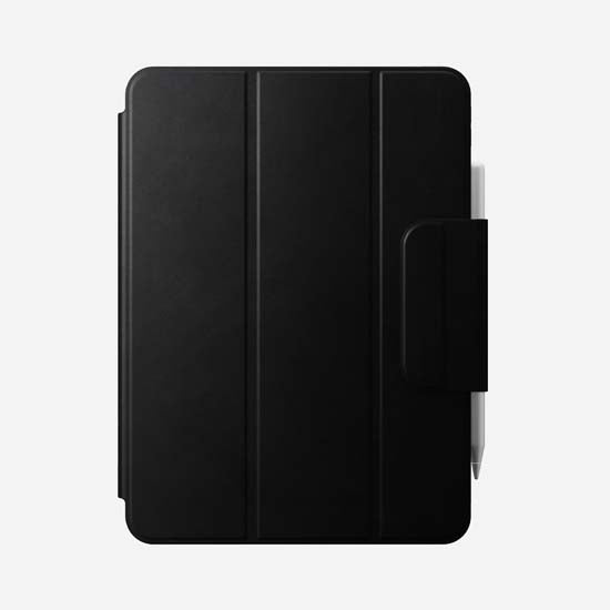Folio en cuir pour iPad Pro 11 (M4/M5) Noir