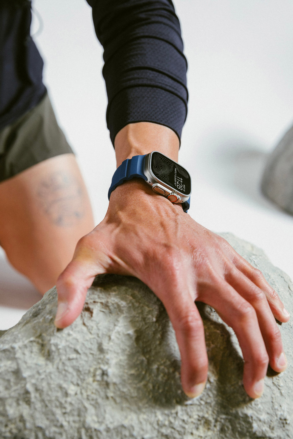 Rocky Point Band 44/45/46/49mm Atlantic/Natural Hardware