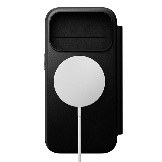 Folio Modern Cuir iPhone 17 Pro Noir