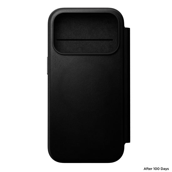 Folio Modern Cuir iPhone 17 Pro Noir