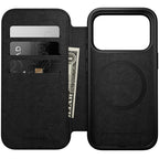 Folio Modern Cuir iPhone 17 Pro Noir