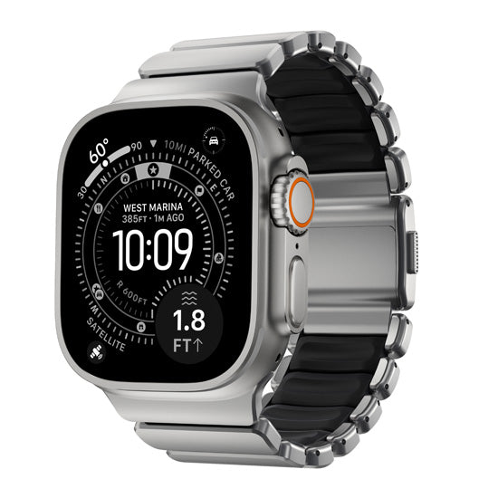 Bracelet Stratos 49mm Natural Titanium/Black KFM