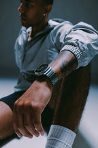 Bracelet Stratos 49mm Natural Titanium/Black KFM
