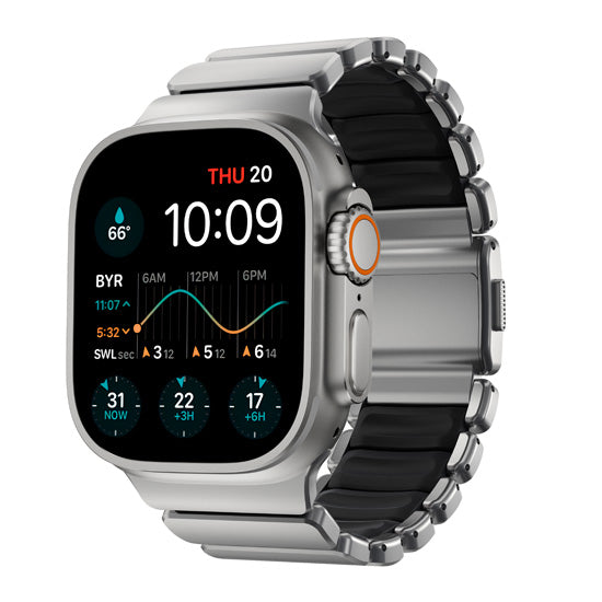 Bracelet Stratos 49mm Natural Titanium/Black KFM