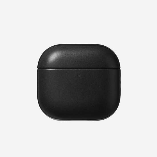 Coque Modern Leather AirPods 4 Noir