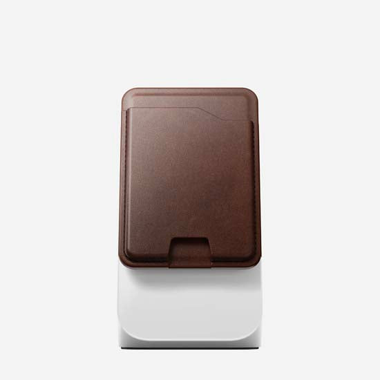 Mag Wallet Horween avec Find My Rustic Brown