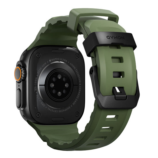 Rocky Point Band 44/45/46/49mm Forest/Black Hardware